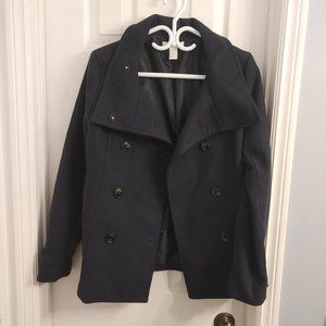 Double-Breasted Navy Jacket